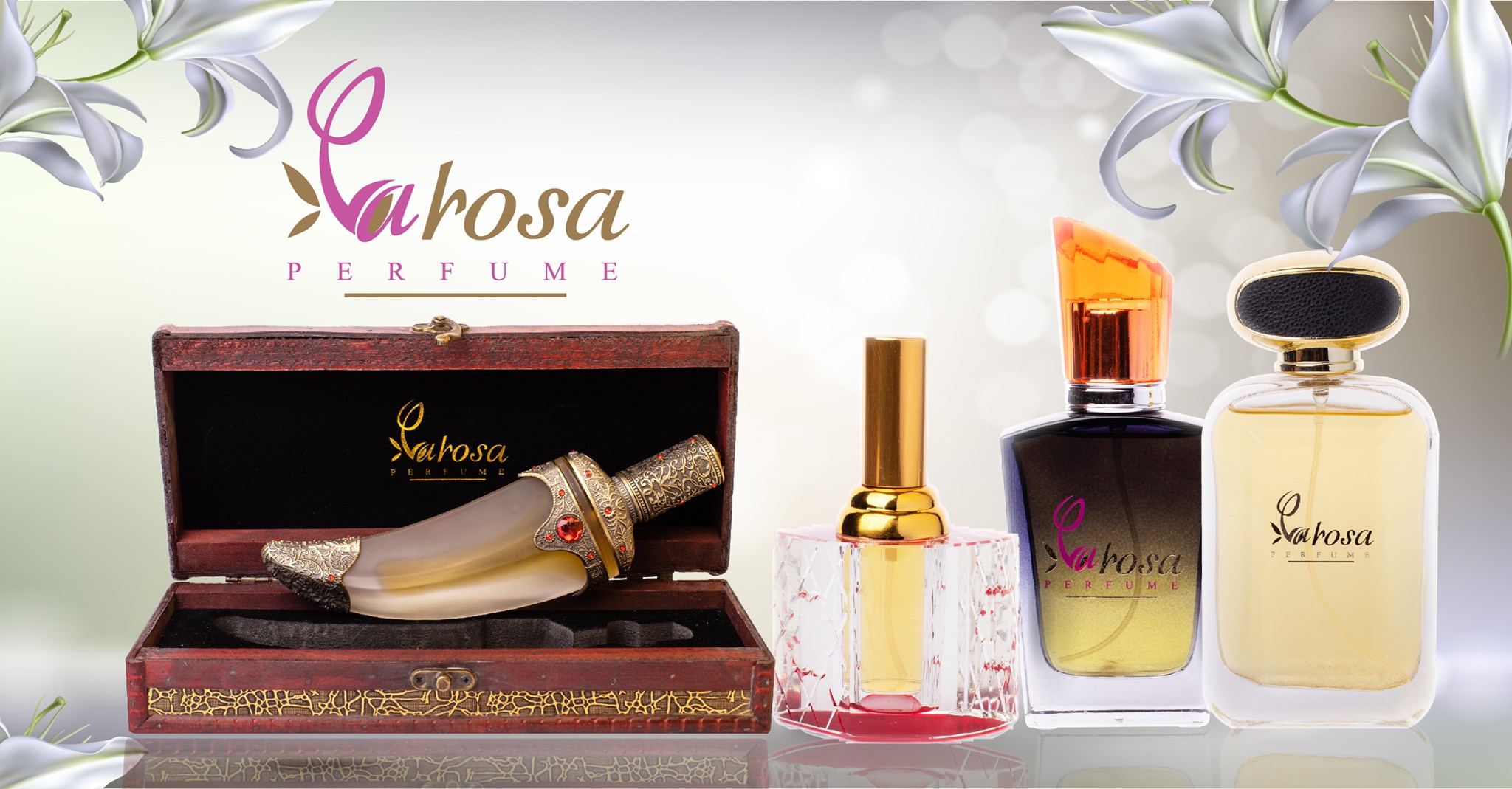 غلاف عطور طموح La Rosa Perfumes