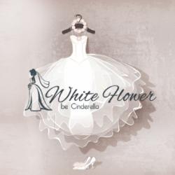 White Flower For Wedding Dresses
